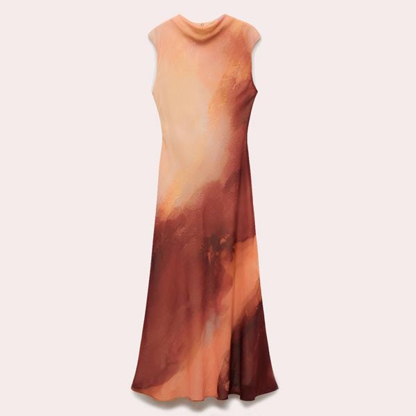 Vestido largo degradado