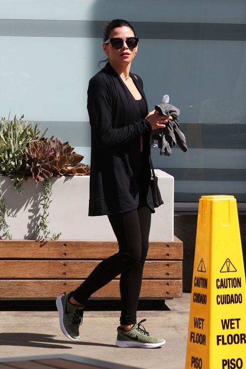Jenna Dewan yendo al gimnasio tras su divorcio