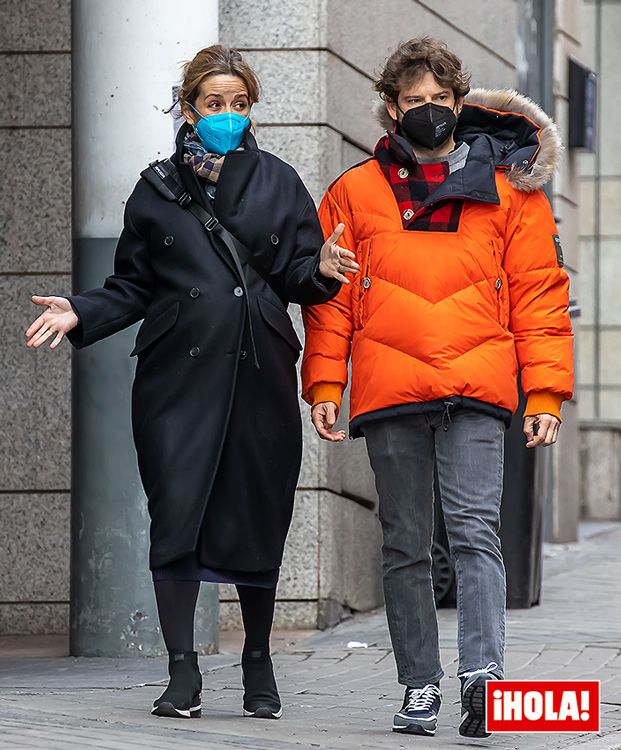 María Adanez y su pareja