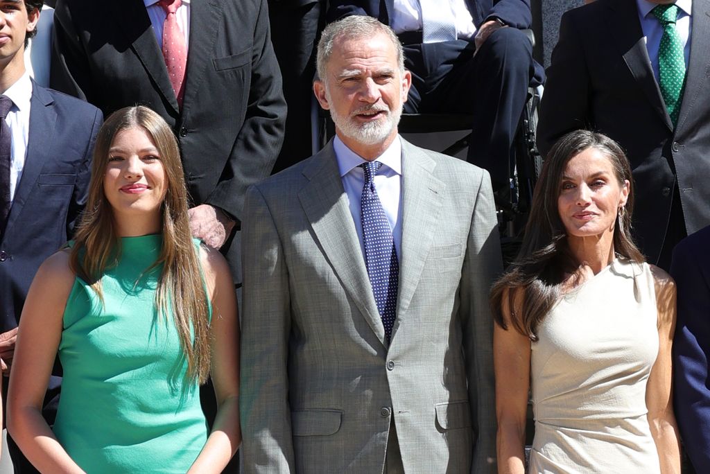Felipe VI, la Reina Letizia y la Princesa Sofía 