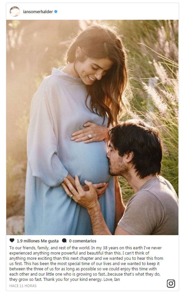Nikki Reed e Ian Somerhalder esperan su primer hijo