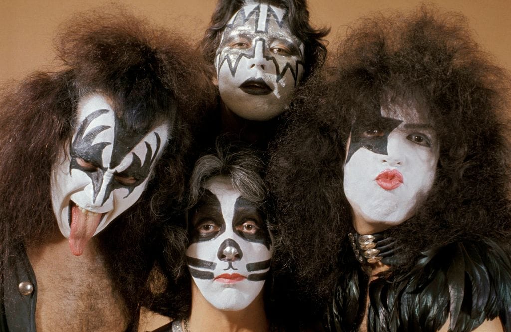 Gene Simmons, Peter Criss, Ace Frehley y Paul Stanley 