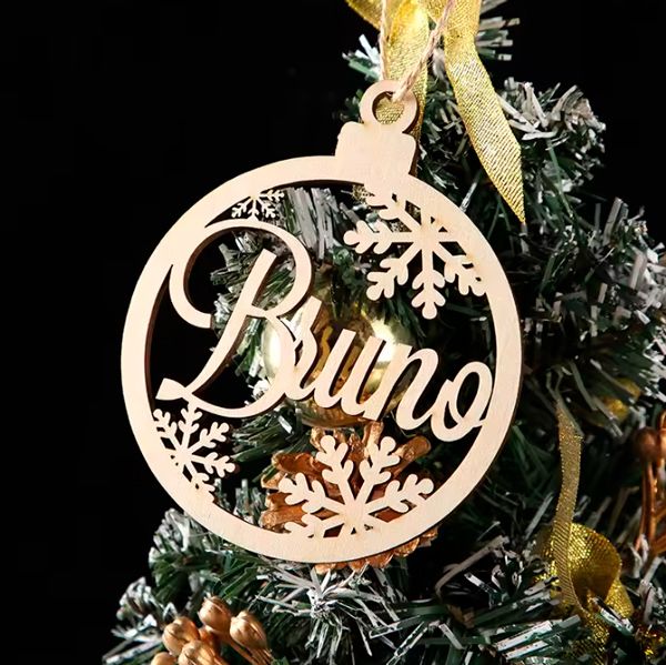 Adornos de árbol de Navidad personalizados