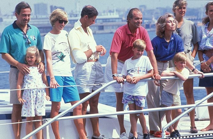 La Familia Real española y griega