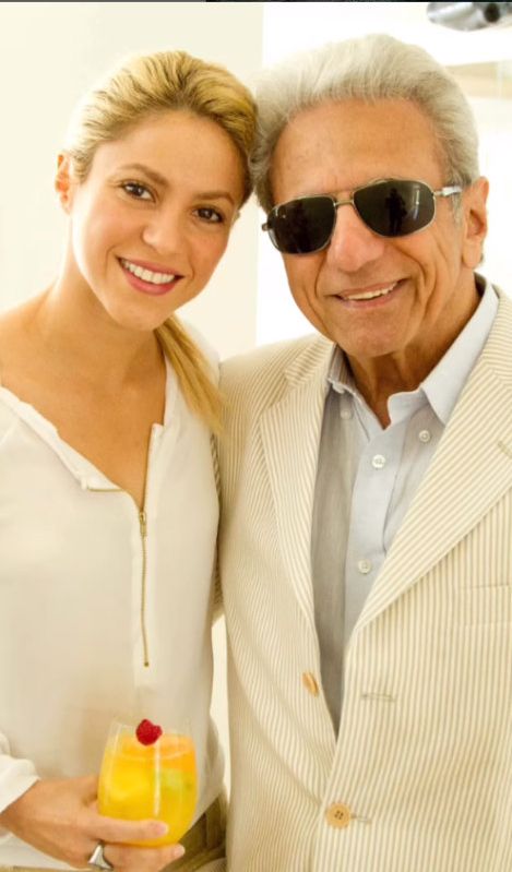 Shakira y su padre