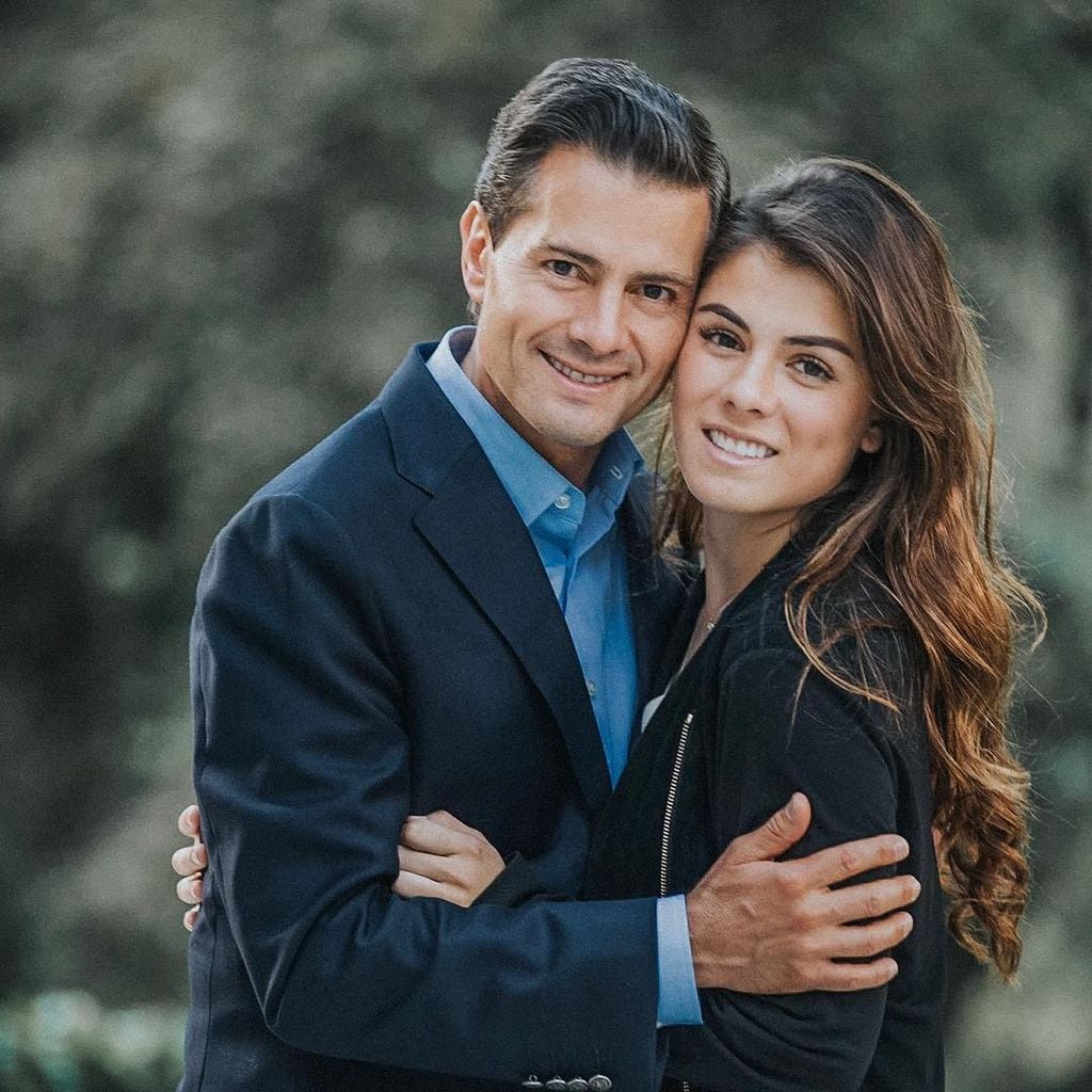 Enrique Peña Nieto y Paulina Peña