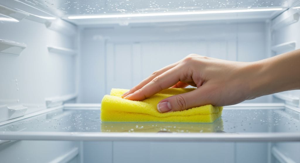 Limpiar bien la nevera para evitar bacterias como la listeria o la salmonella 