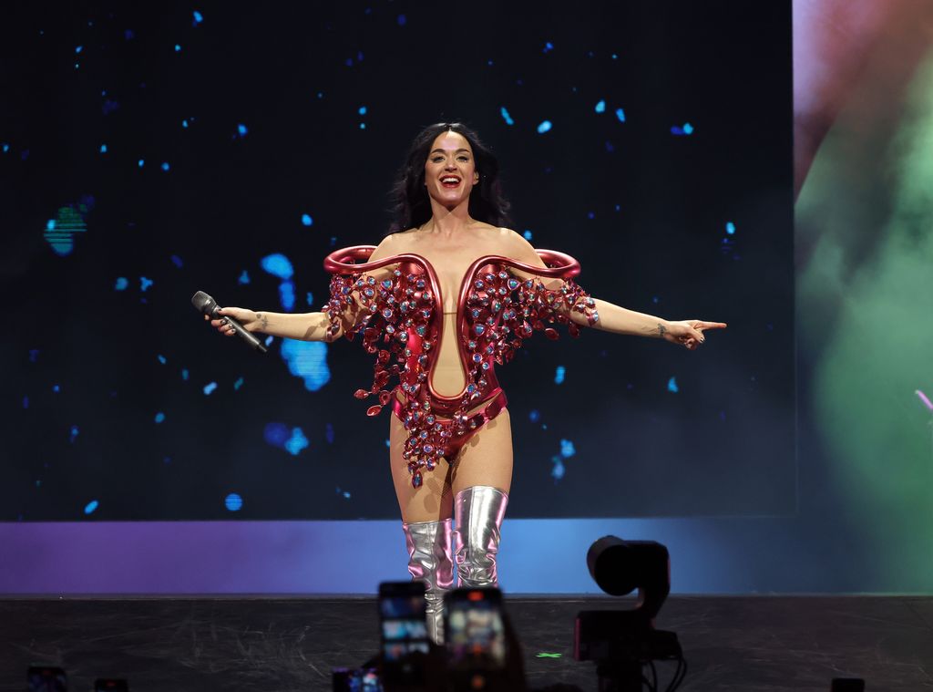 Katy Perry durante su concierto en la Ciudad de México en abril como parte de su gira 'The Lifetimes Tour'.