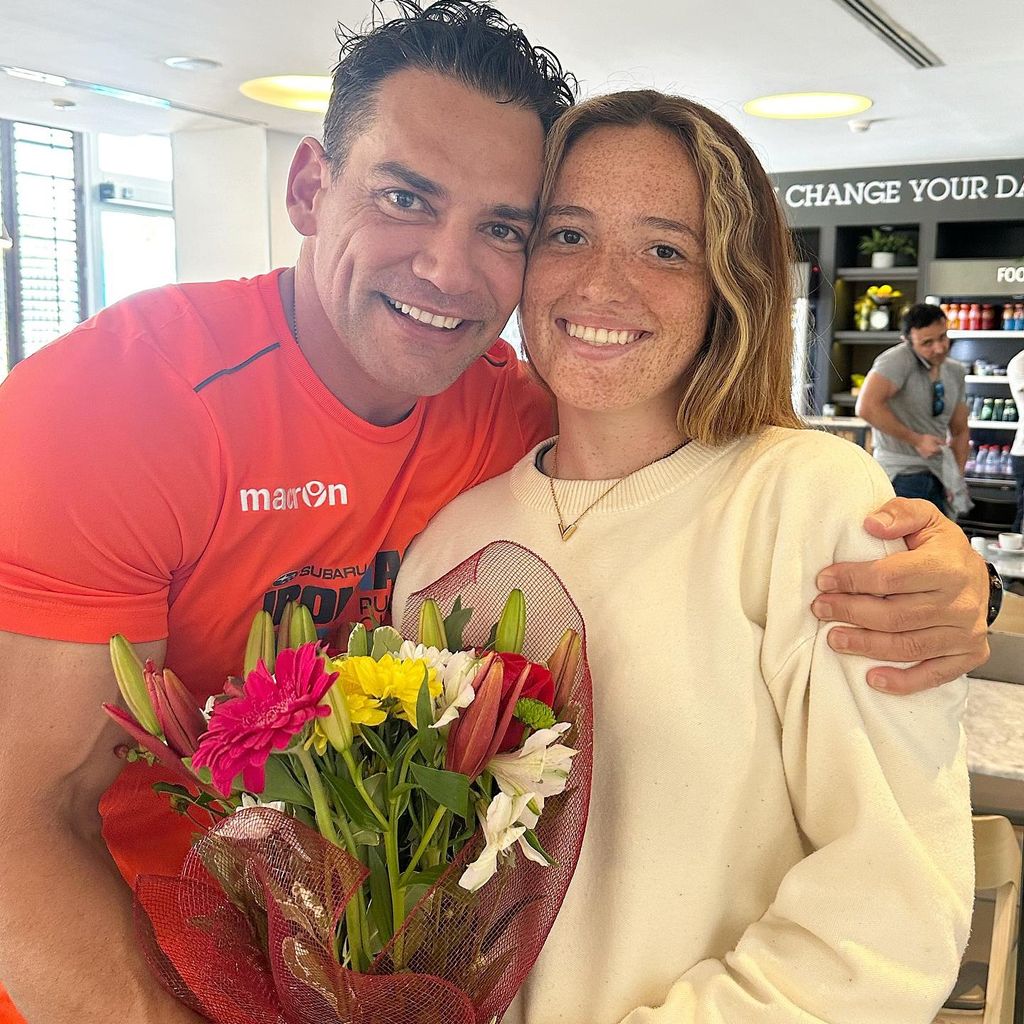 Cristián de la Fuente y su hija Laura