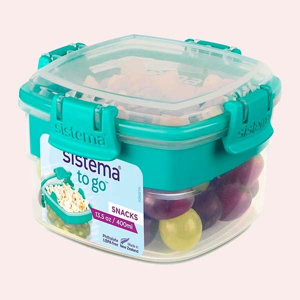 Recipiente para Almacenar Alimentos Sistema Snacks TO GO