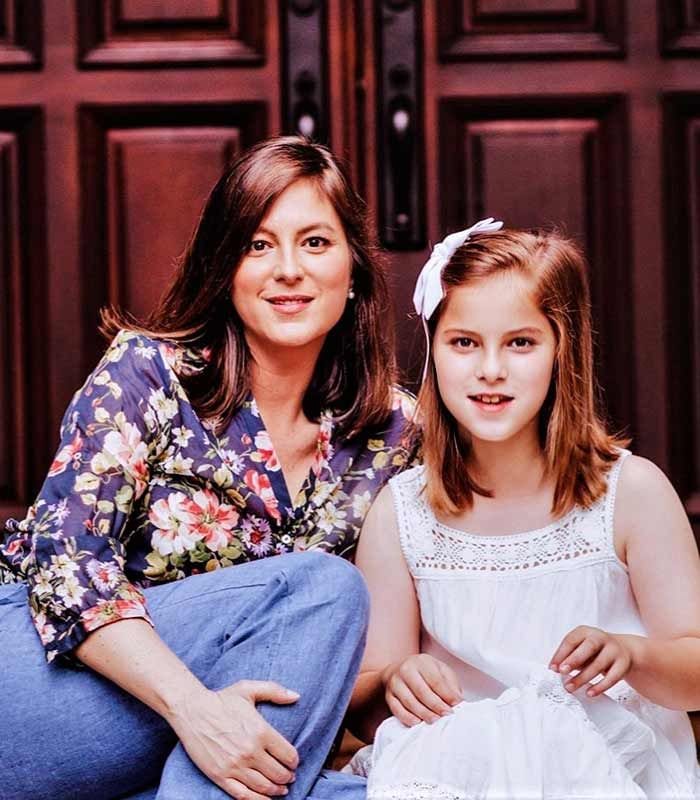 Chábeli y su hija Sofía