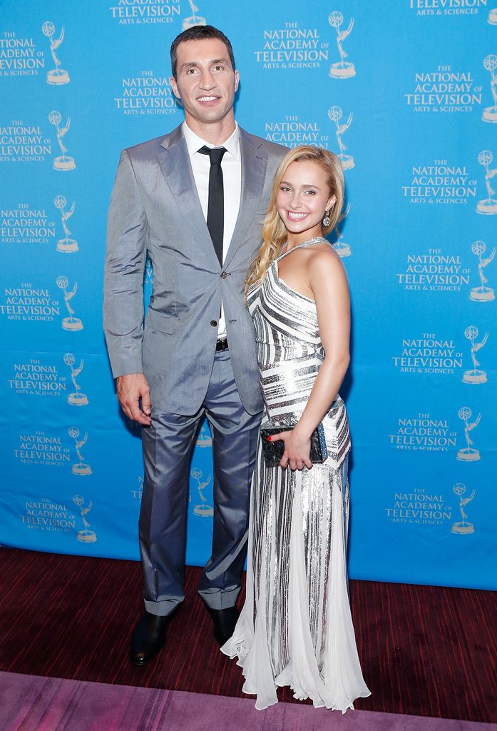 Wladimir Klitschko y Hayden Panettiere en la 34° gala anual de los Sports Emmy Awards en el Frederick P. Rose Hall, Jazz en Lincoln Center el 7 de mayo de 2013 en Nueva York.