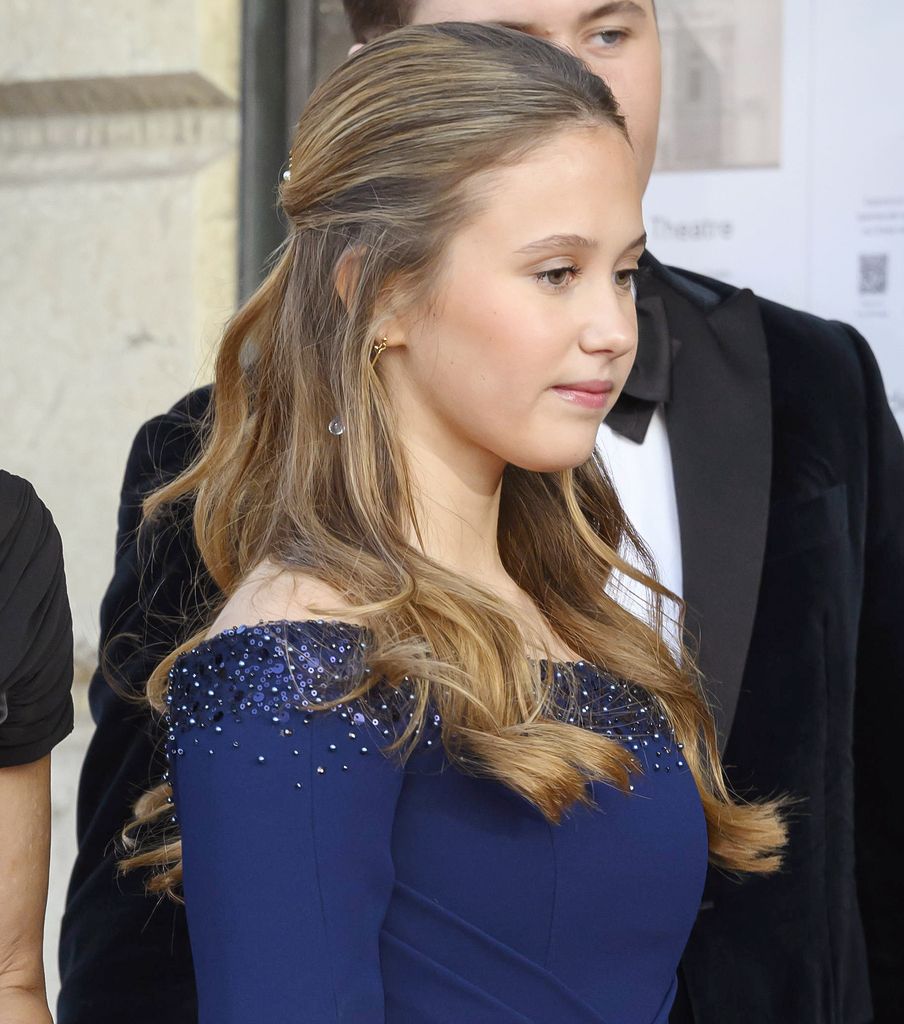 Princess Josephine of Denmark at a Performance on the occasion of the 18th birthday of Princess Isabella in Copenhagen Denmark 15 April 2025