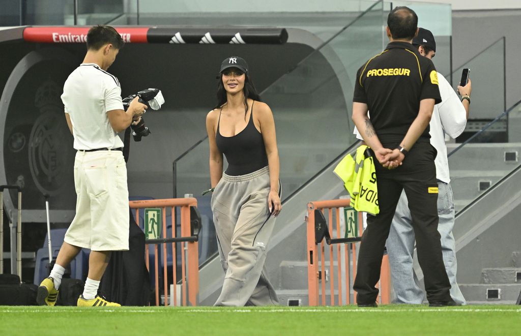 Kim Kardashian en el Bernabéu, 25 de agosto de 2024, Madrid 