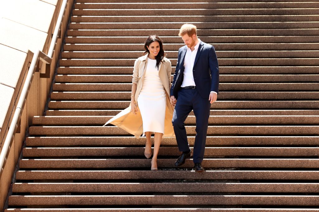 Harry y Meghan, representando el Reino Unido y a la monarquía británica, llegaron a Austrlia en octubre de 2018