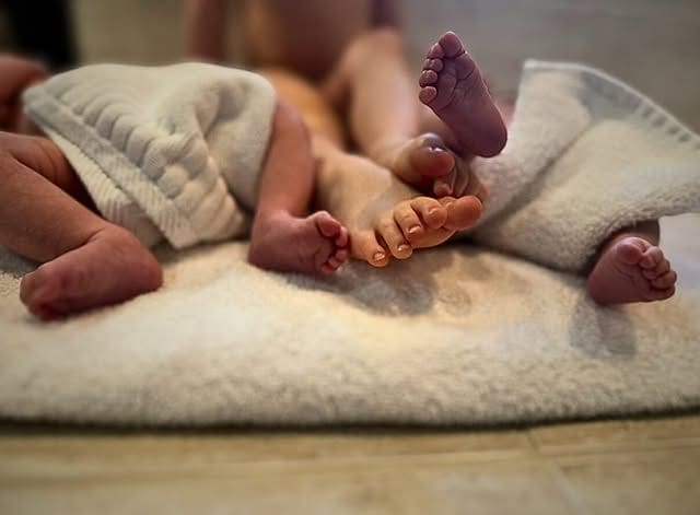 Con esta fotografía, Amber Heard confirmó que se convirtió en madre de mellizos
