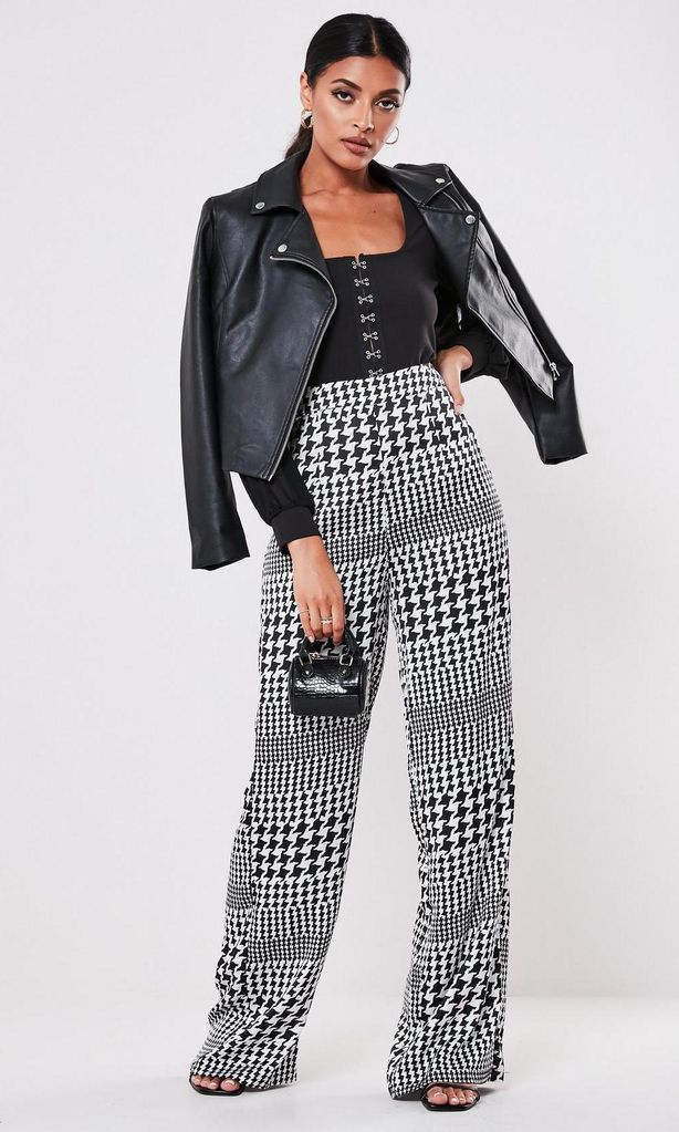 pantal n de missguided en estampado de gallo