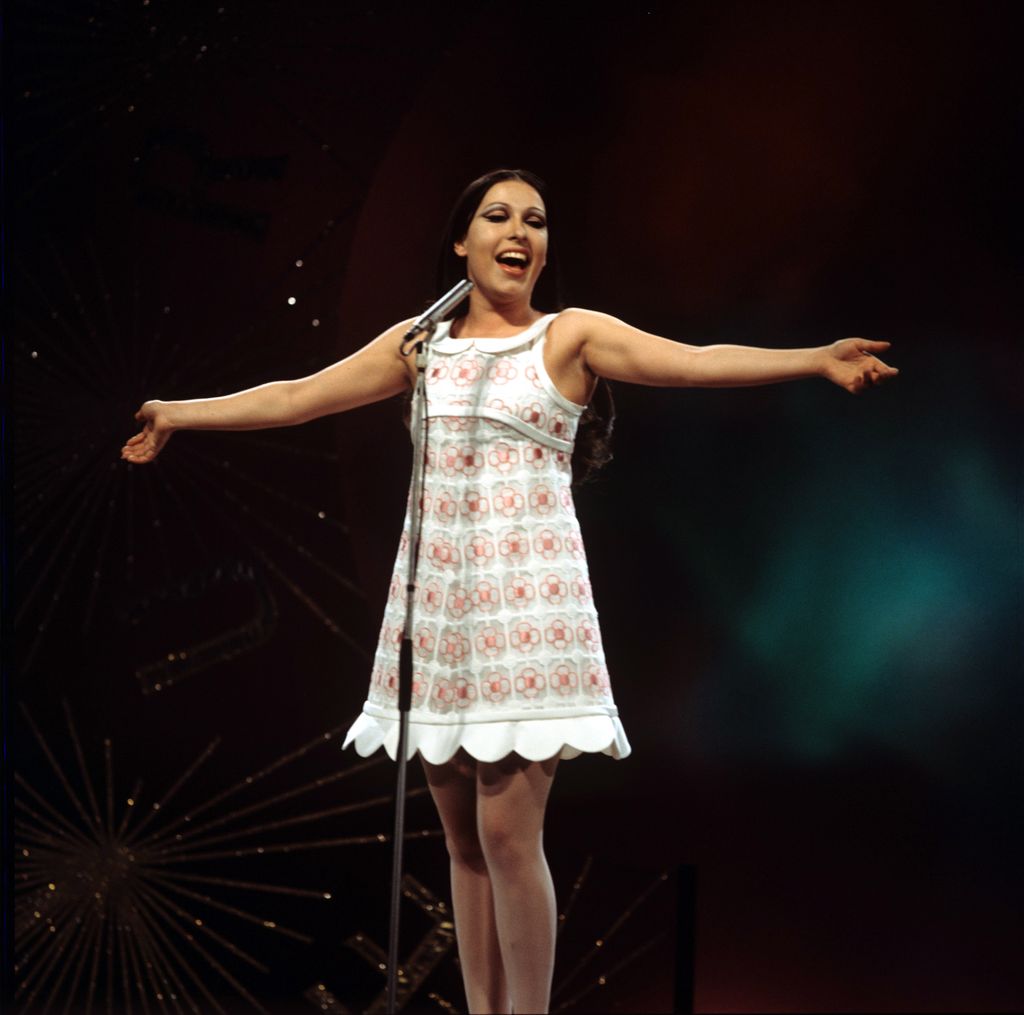 Winner from Spain, Massiel singing 'La La La'