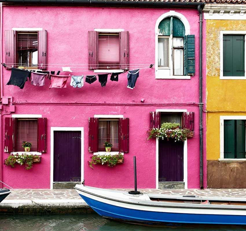 Color en la isla de Murano