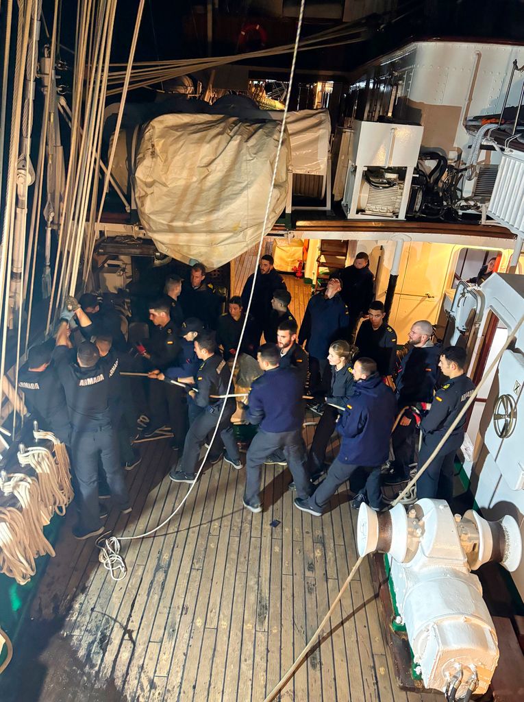 La princesa Leonor en Elcano en abril de 2025