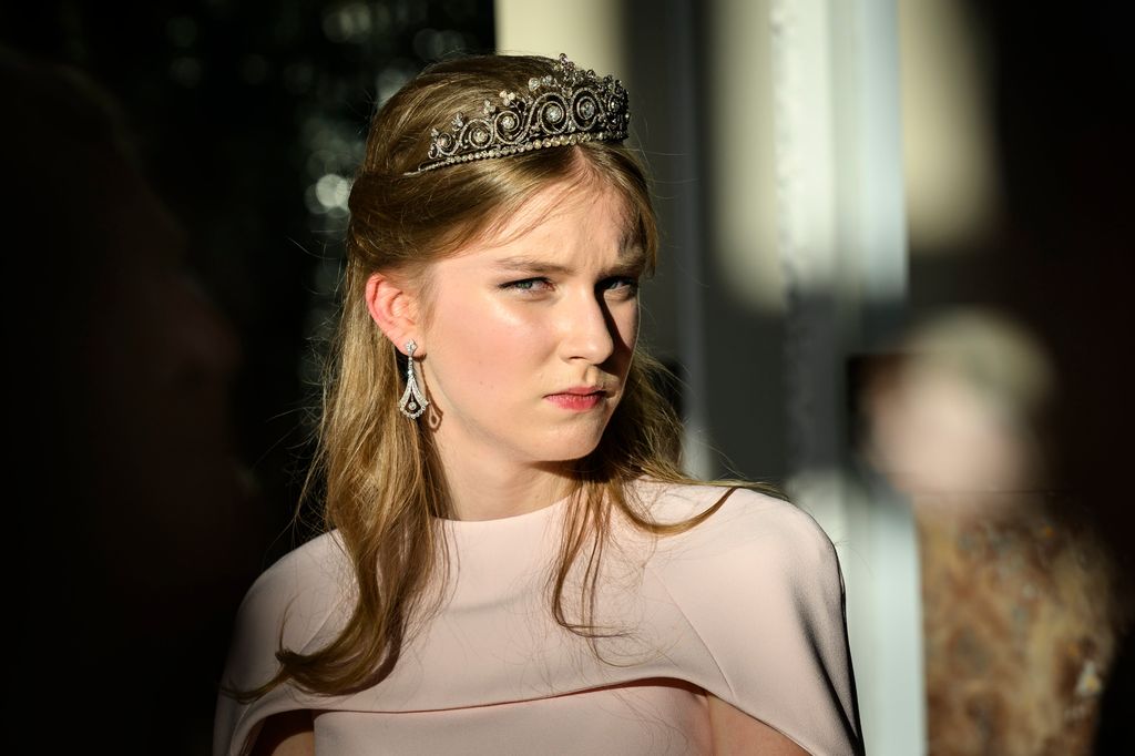 La princesa Eléonore durante su debut ante los Emperadores de Japón