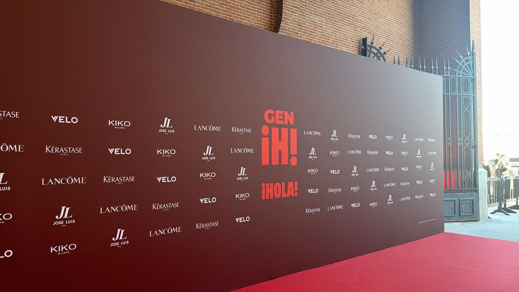 El photocall situado a la entrada de la Plaza de Toros de Las Ventas