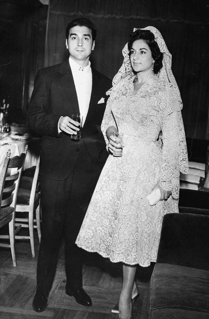 La boda de Lola Flores y el Pescailla vestido de novia de encaje