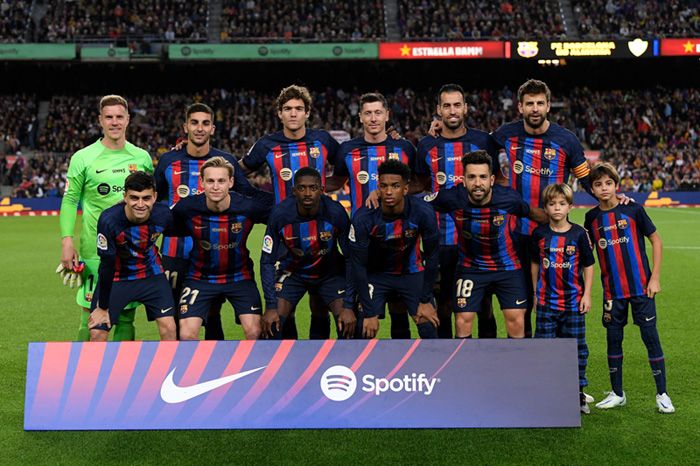 La plantilla del FC Barcelona