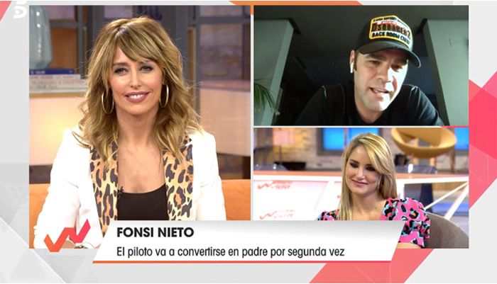 El cariñoso encuentro televisivo de Fonsi Nieto y Alba Carrillo 