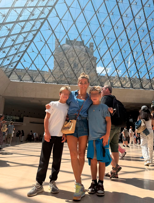 Elsa Pataky con los mellizos Sasha y Tristan