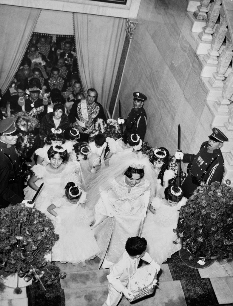 Boda de Farah Diba y el sha de Persia