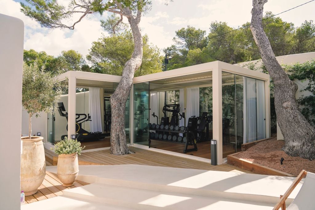 Gimnasio de David Guetta con máquinas de Technogym