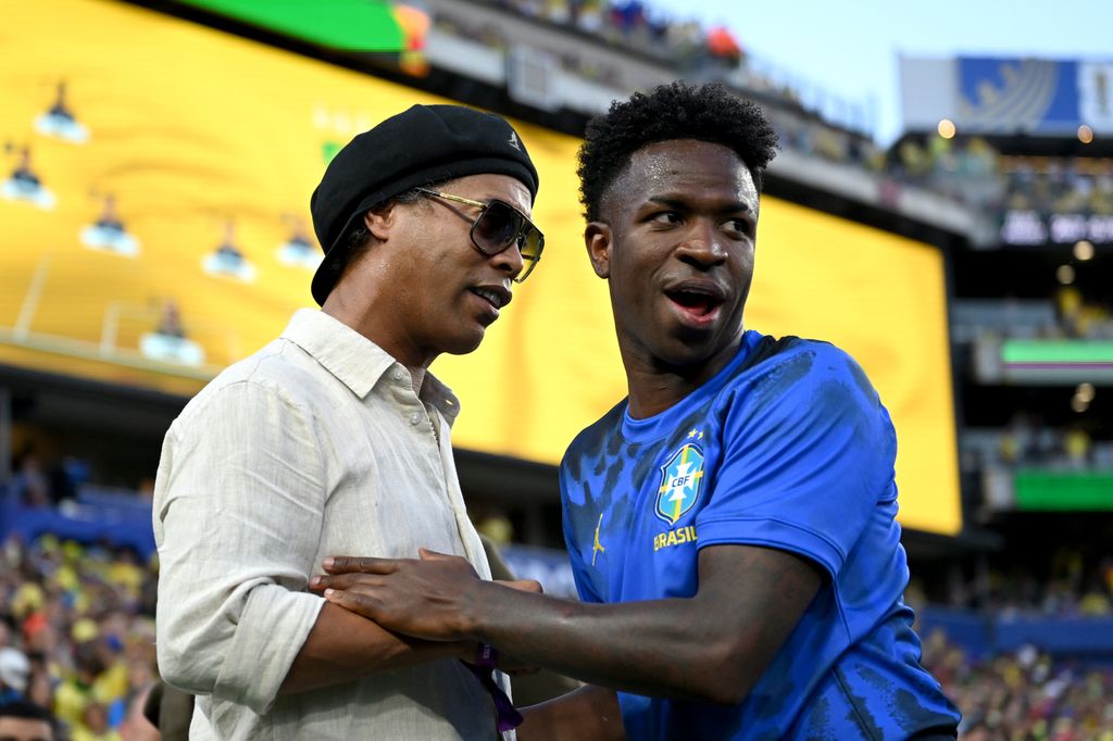 Ronaldinho mencionó a Vinicius Junior como uno de sus jugadores favoritos.