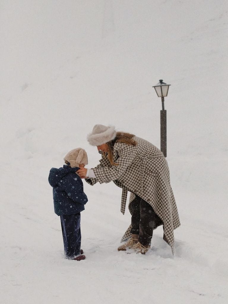 Sus niñas han ido tan estilosas como ella