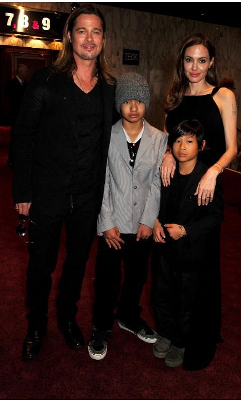 angelina brad kids4