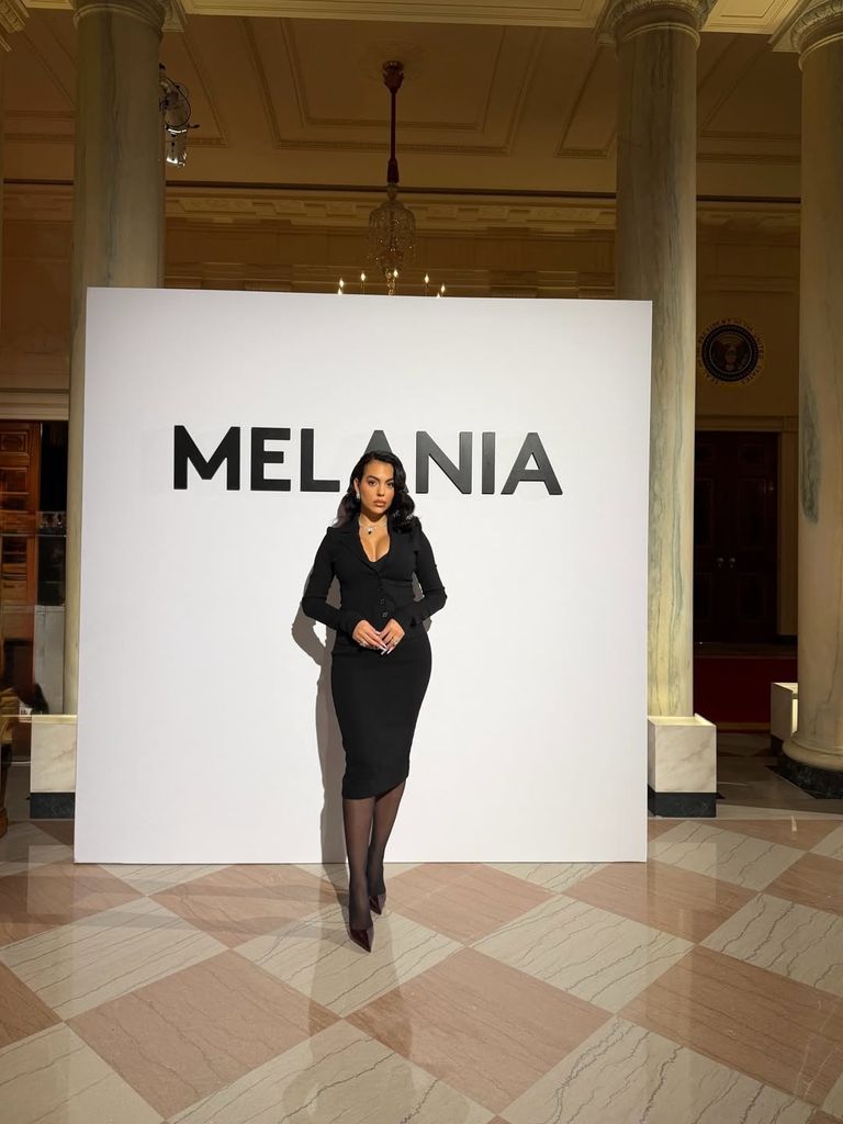 Las fotos de Georgina en el estreno del documental de Melania Trump en Washington D.C.