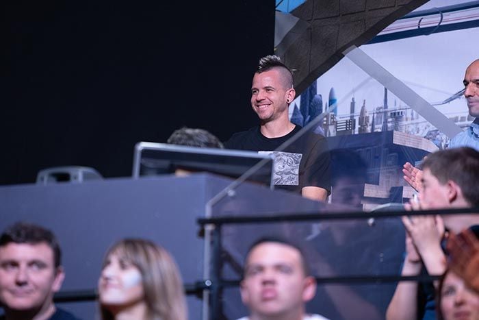 David Muñoz, entre el público de 'El Hormiguero'
