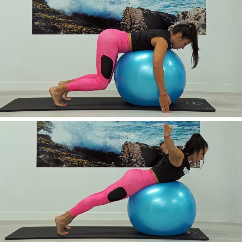 Ejercicios con 'fitball' para tonificar tu cuerpo