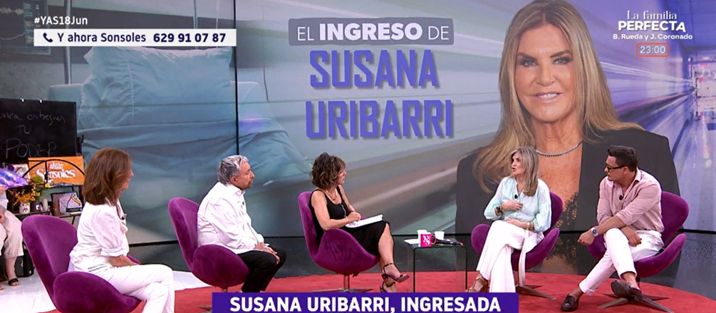 Susana Uribarri ya ha vuelto a 'Y ahora Sonsoles'