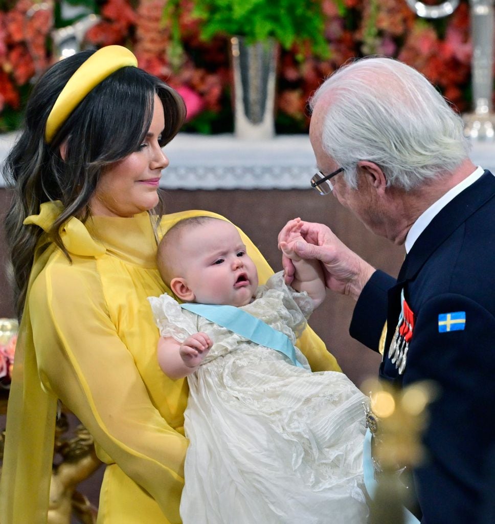 Sofia de Suecia, Inés de Suecia y Carlos Gustavo de Suecia 