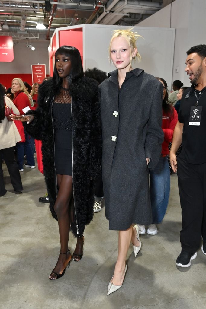 Anok Yai y Alex Consani