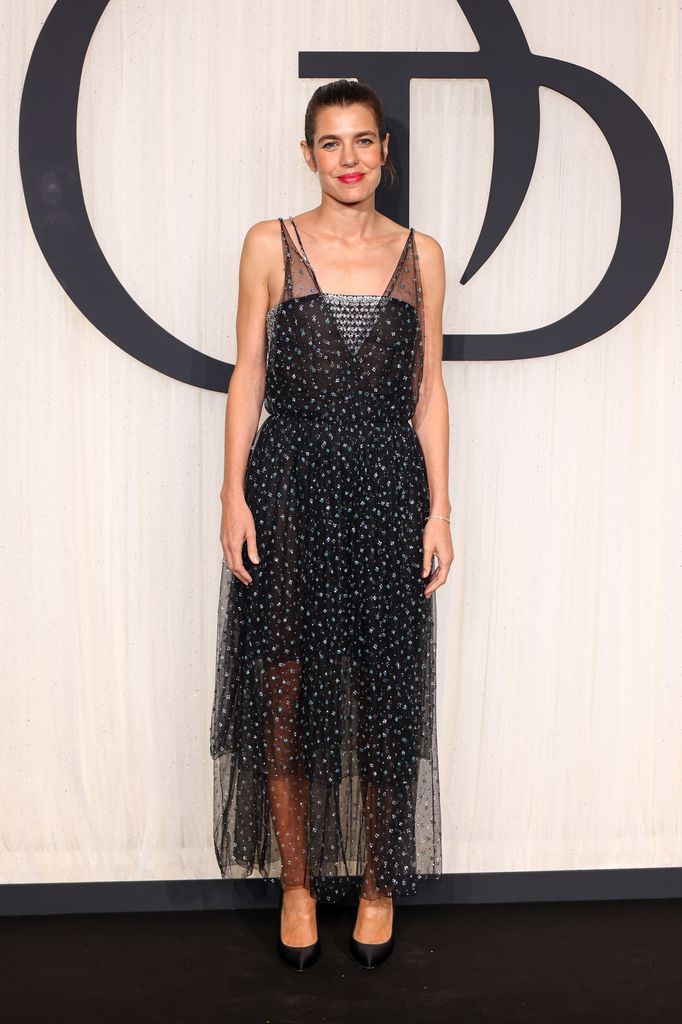 Carlota Casiraghi en la gala de inauguración de la temporada de ballet en la Ópera Garnier, París, 2025. 
