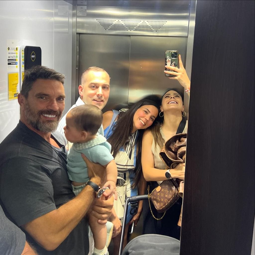 Valeria compartió algunas postales de su encuentro con Nicolle y su familia.