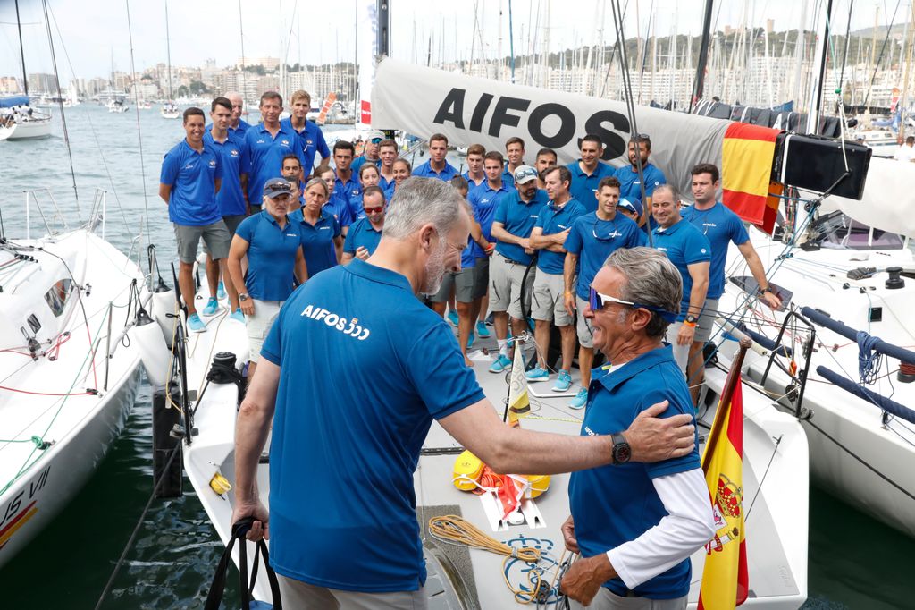 El rey Felipe en la 43 edicion de la Copa del Rey de vela de Mallorca