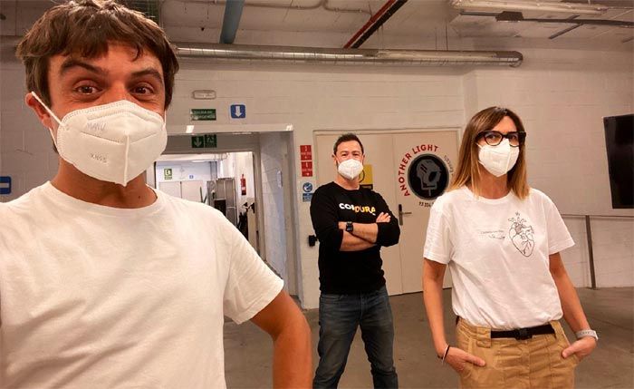 Noemí Galera, Manu Güix e Iván Labanda de OT 2020