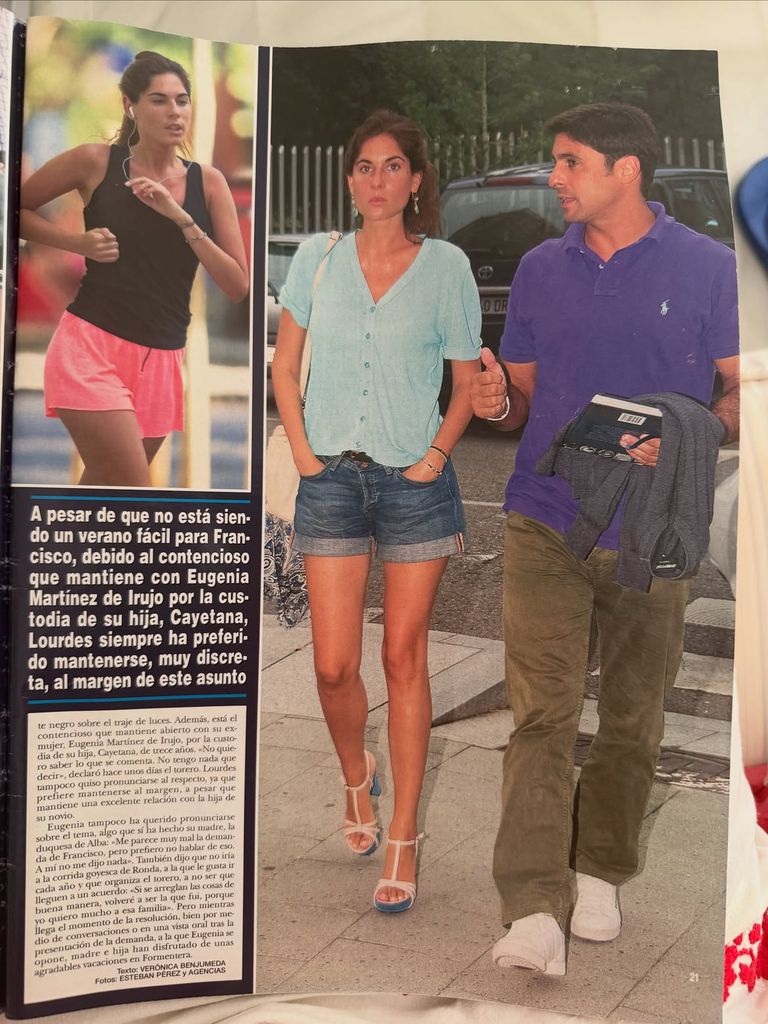 Lourdes Montes y Fran Rivera en ¡HOLA!