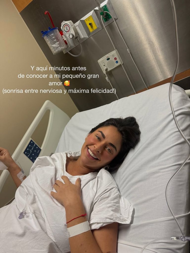 Claudia Martin poco antes de conocer a su bebé