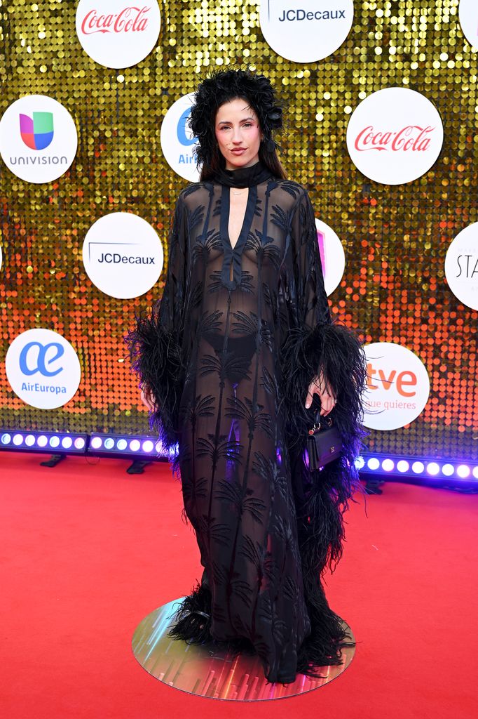 La cantante colombiana Aria Vega en Premios Juventud.