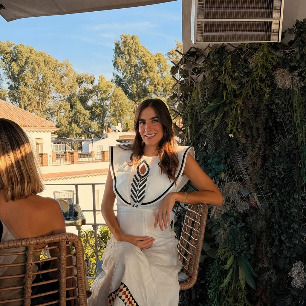 Blanca Llandres, embarazada de su primer hijo con Alberto Herrera.