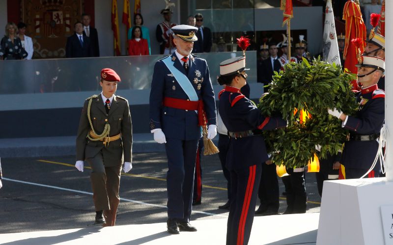 Princesa Leonor y el Rey 